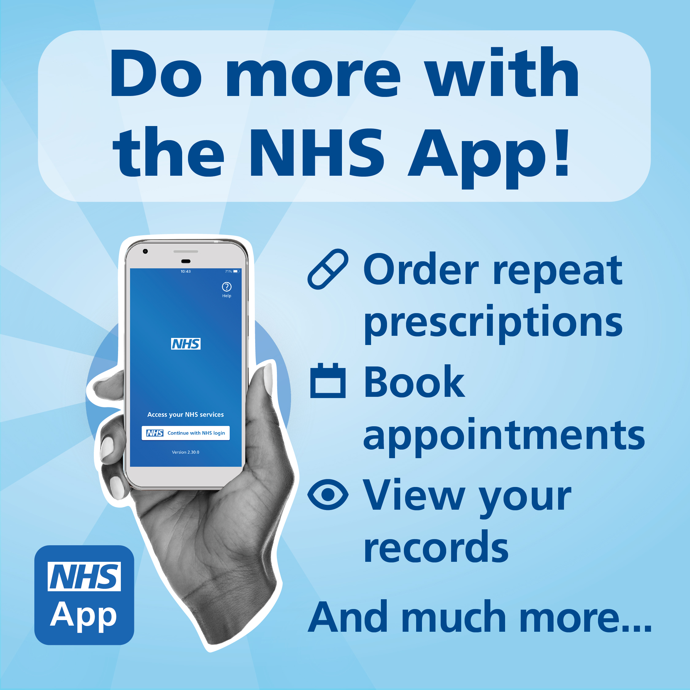 NHS app image A